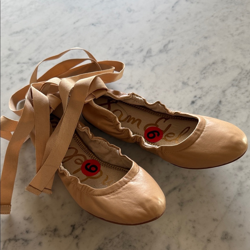Sam Edelman Tan Flats